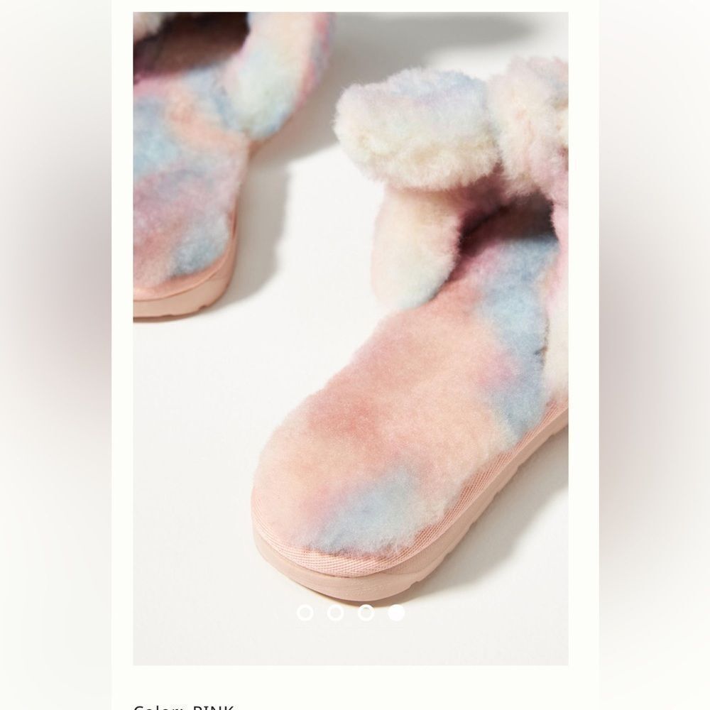 EMU Australia Tie-Dye Mayberry Slippers By Anthropologie W9 - Picture 3 of 8